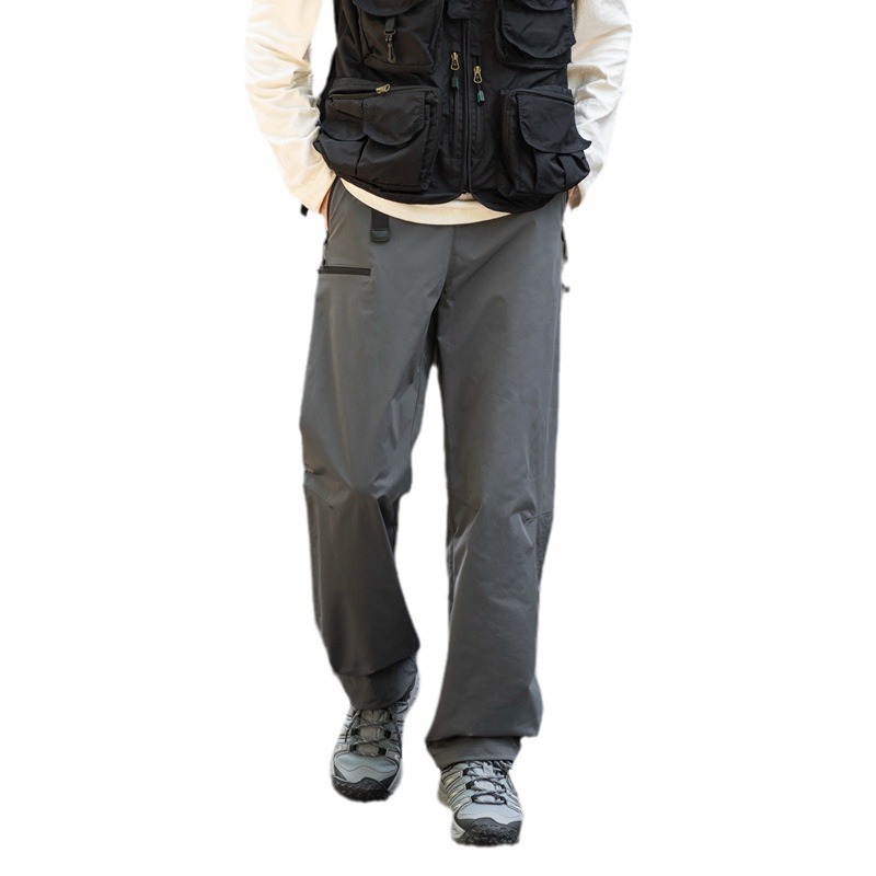 아웃도어 작업복 바지 남성용 속건 낙하산병 바지 방수 봄가을 바지 남성용 일자핏 등산 캐주얼 바지