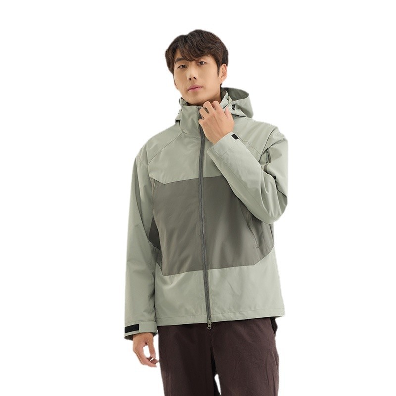 3 피스 바람막이 남녀 전용 아웃도어 방풍 방수 전문 등산 스키복 아우터입니다