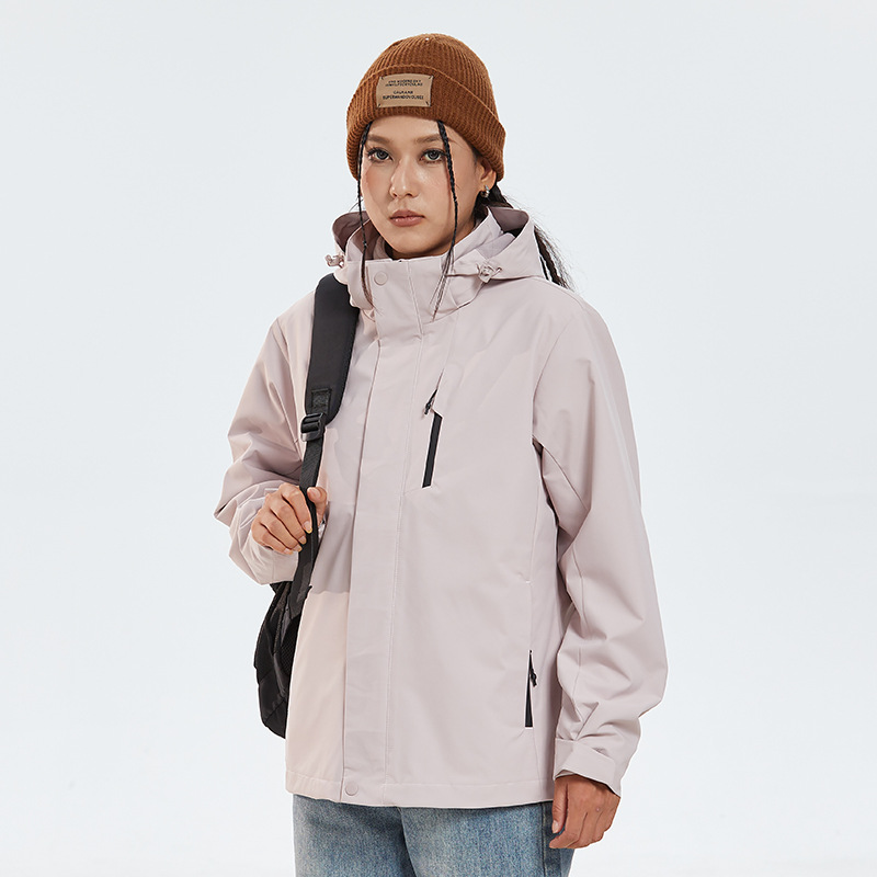 업그레이드 된 바람막이옷 여성은 3 피스 남성아웃도어 3 피스 테플론 방수바람막이옷 주문 제작 로고