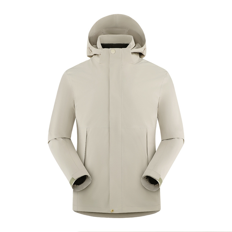 고급 비즈니스맨 오리털 바람막이 재킷 3 피스 일 남녀 실외 작업복 방풍 방수 외투 주문 제작한다