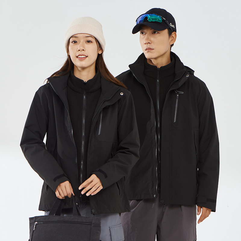 돌격복 3원 1 듀폰 3 방포 살수 방풍 아웃도어 등산용 외투