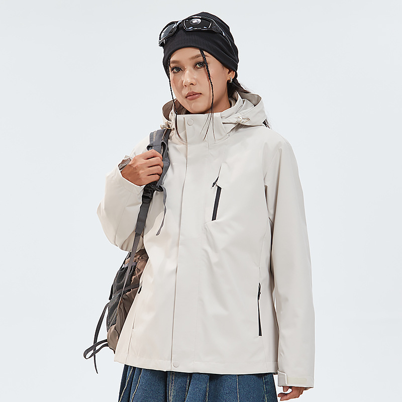 업 된 바람막이 여성용 삼총사 바람막이 남성용 듀폰 삼 방수 야상 트레킹 아우터입니다