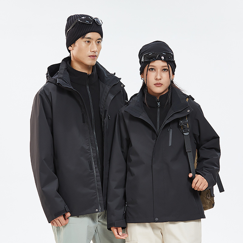 업 된 바람막이 여성용 삼총사 바람막이 남성용 듀폰 삼 방수 야상 트레킹 아우터입니다