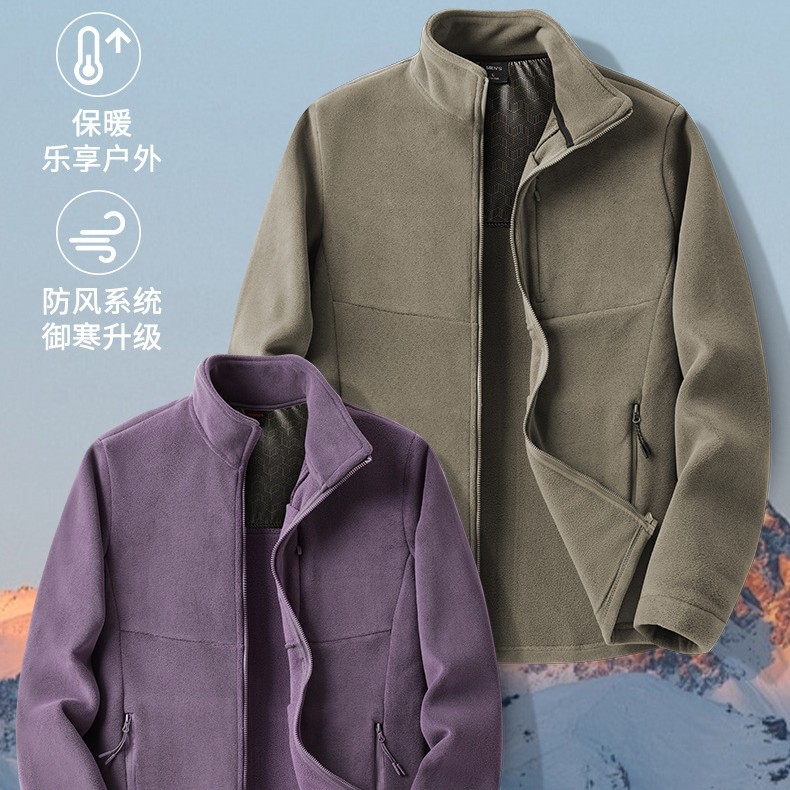 야상 기모 바람막이 가을겨울 루즈한 커플 퀼팅 베이직 뽀글 보온 아우터 습복