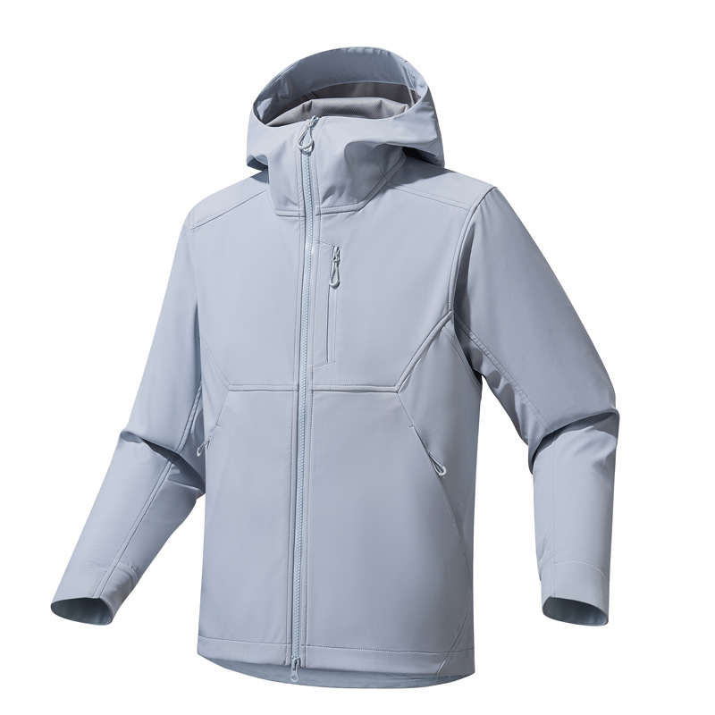 소프트 커버 남녀 3 방 바람막이 아웃도어 트레킹 살수 방풍 후드 코트 등산복