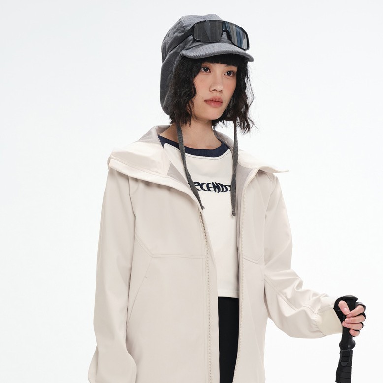 소프트 커버 남녀 3 방 바람막이 아웃도어 트레킹 살수 방풍 후드 코트 등산복