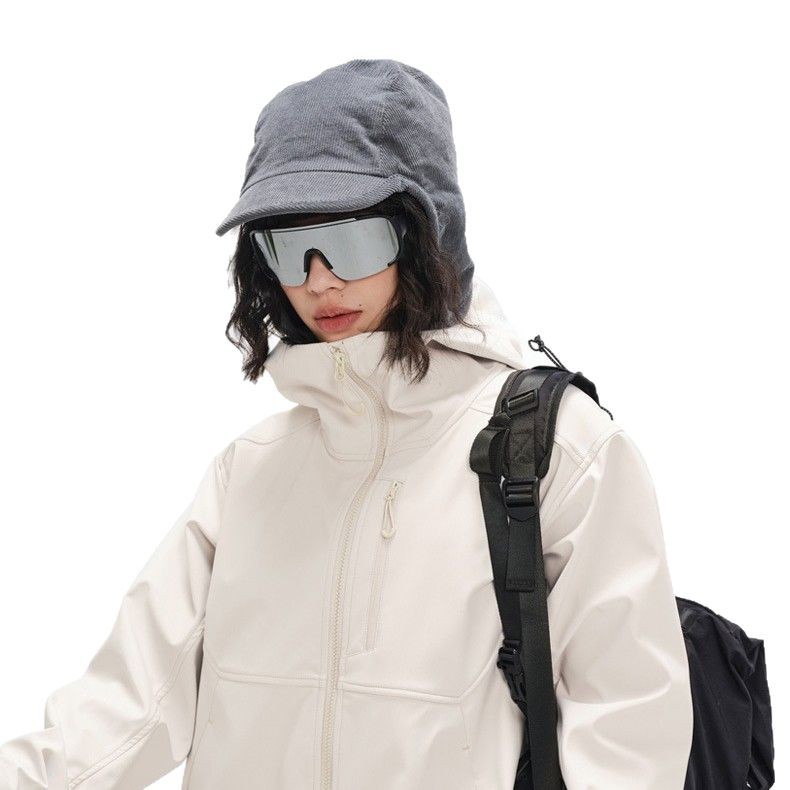 소프트 커버 남녀 3 방 바람막이 아웃도어 트레킹 살수 방풍 후드 코트 등산복