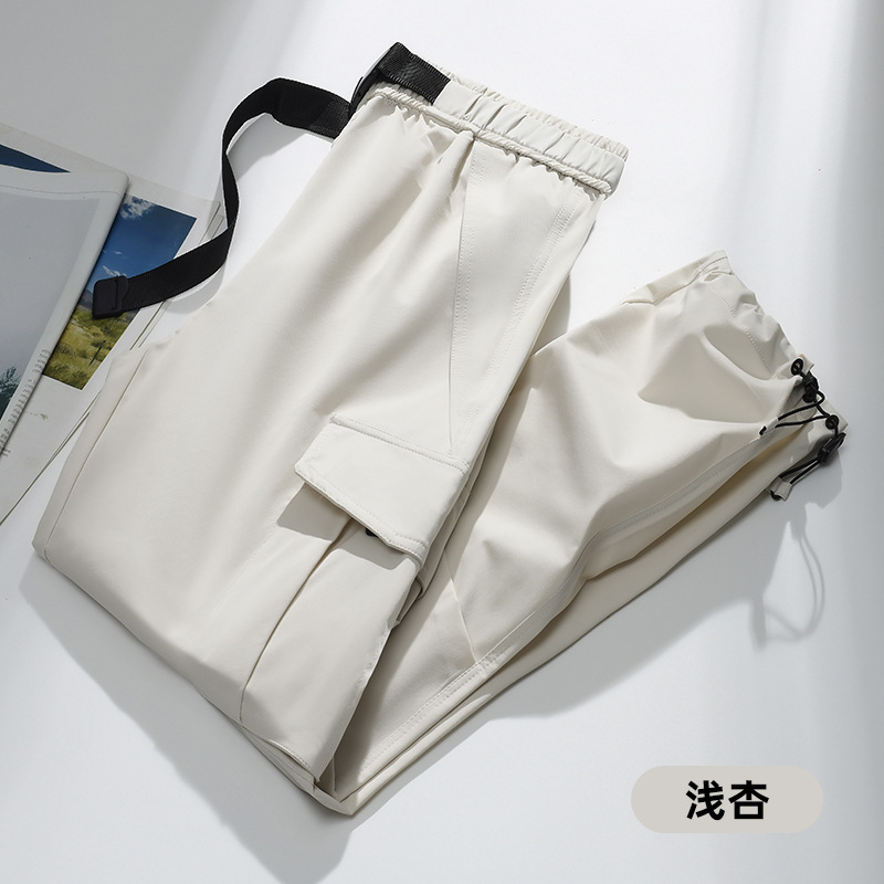 커플용 아웃도어 바람막이 팬츠봄 가을 남성 신상품 영 슬랙스 워크팬츠바람막이 어디에나 잘 어울리는 캐주얼 팬츠입니다