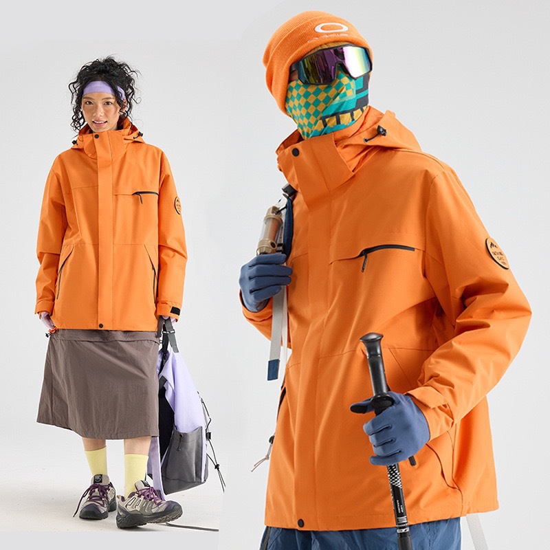 바람막이 재킷은 여성 등산복 아웃도어 등산복 폴라리스 안감 방풍 방수 3 합일 아우터 남성 맞춤 제작