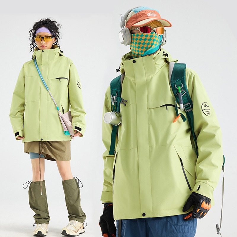 바람막이 재킷은 여성 등산복 아웃도어 등산복 폴라리스 안감 방풍 방수 3 합일 아우터 남성 맞춤 제작