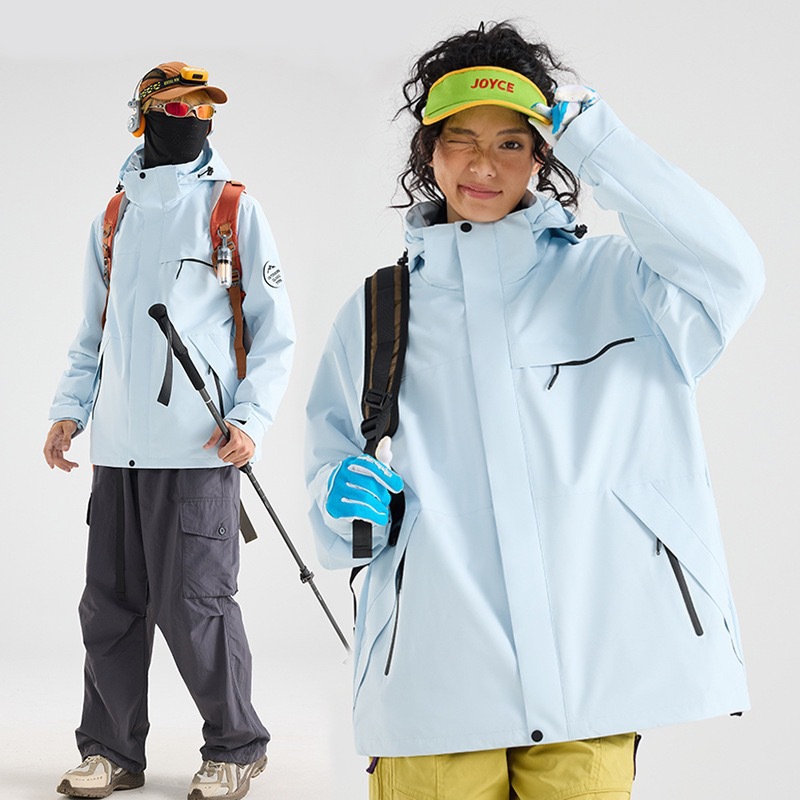 바람막이 재킷은 여성 등산복 아웃도어 등산복 폴라리스 안감 방풍 방수 3 합일 아우터 남성 맞춤 제작