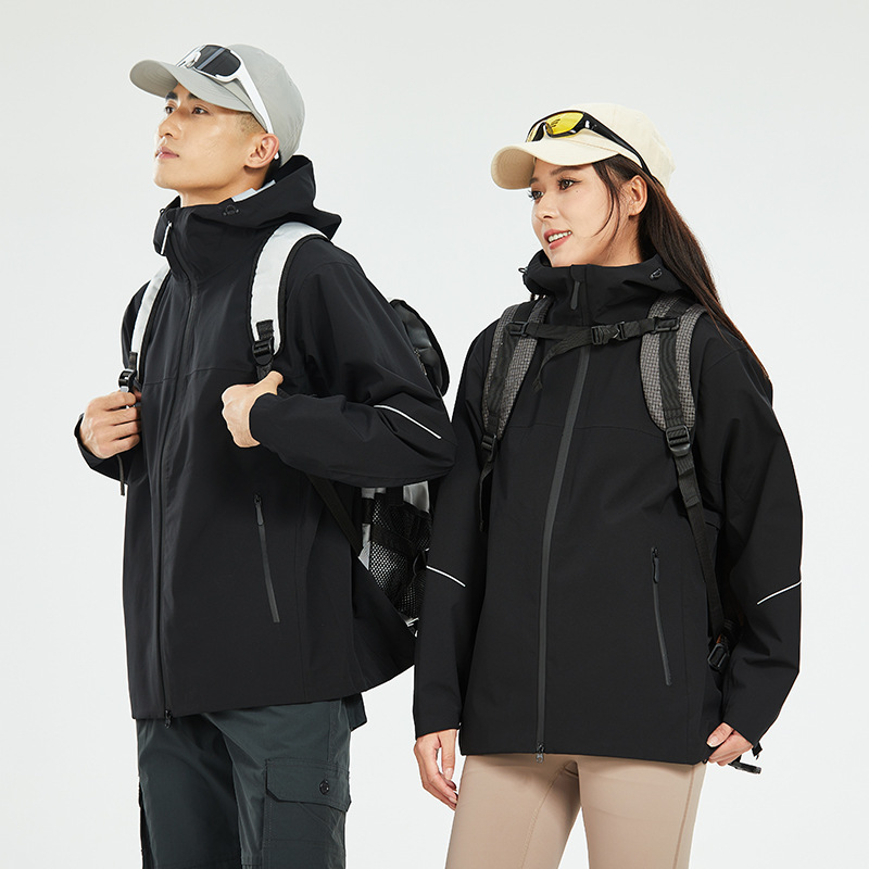 남녀 하드케이스 돌격복 gbt32614 폭우 방지 방수 통기 등산용 외투 등산복