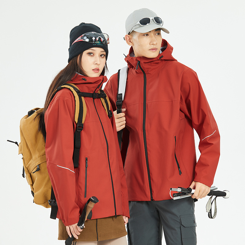 남녀 하드케이스 돌격복 gbt32614 폭우 방지 방수 통기 등산용 외투 등산복