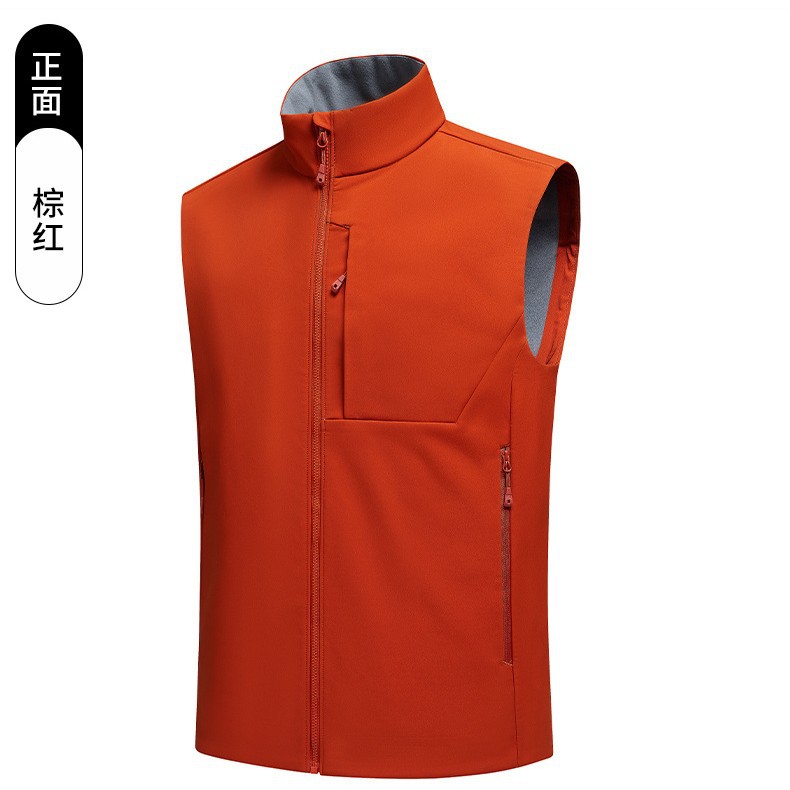 실외 방풍 남성 칼라 베스트 방수 프레스 기모 보온 여성 보온 살수 방수 방수