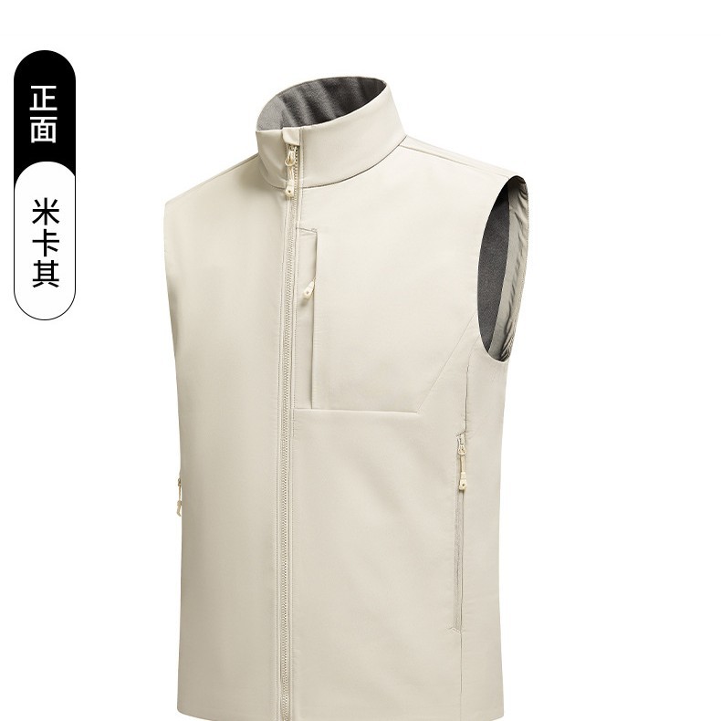 실외 방풍 남성 칼라 베스트 방수 프레스 기모 보온 여성 보온 살수 방수 방수