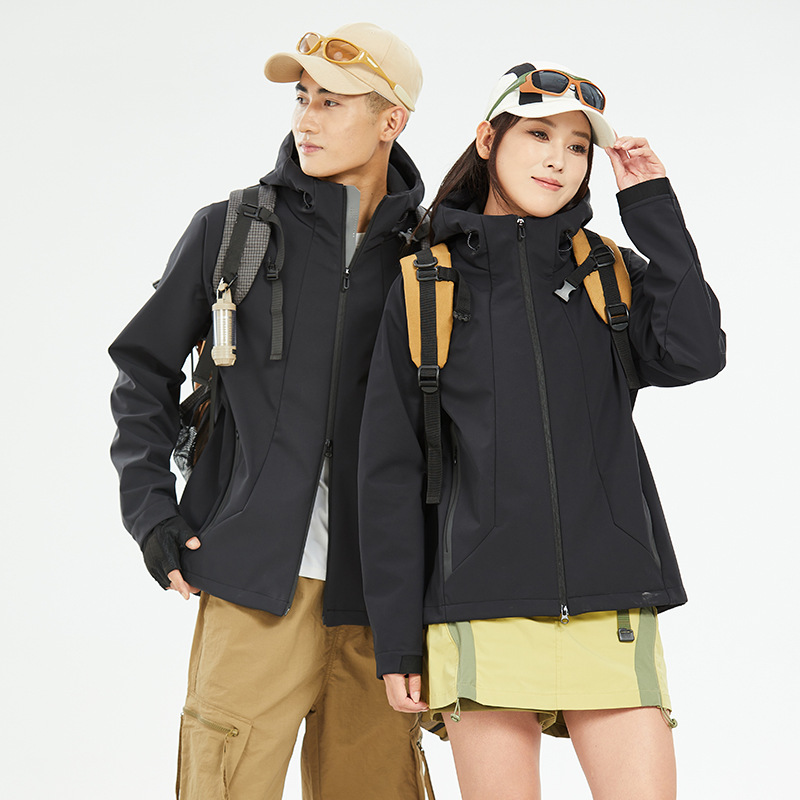 소프트쉘 바람막이 재킷 가을 스타일 방풍 방수 등산복 레포츠 후드