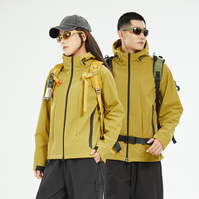 남성은 소프트 바람막이 아우터 여성은 야상 방수 보온 기모 재킷