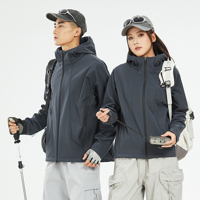 남성은 소프트 바람막이 아우터 여성은 야상 방수 보온 기모 재킷