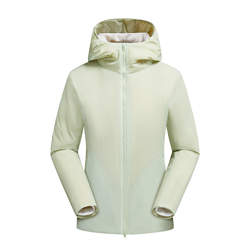 여성용 야상 후드 점퍼 보온 방수 등산 점퍼 여성용 파스텔 점퍼 그래핀 축열 점퍼