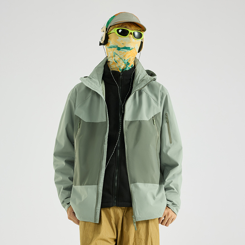 야상 3 피스 바람막이남녀커플 아우터 방풍방수 퍼스널 등산복 등산객