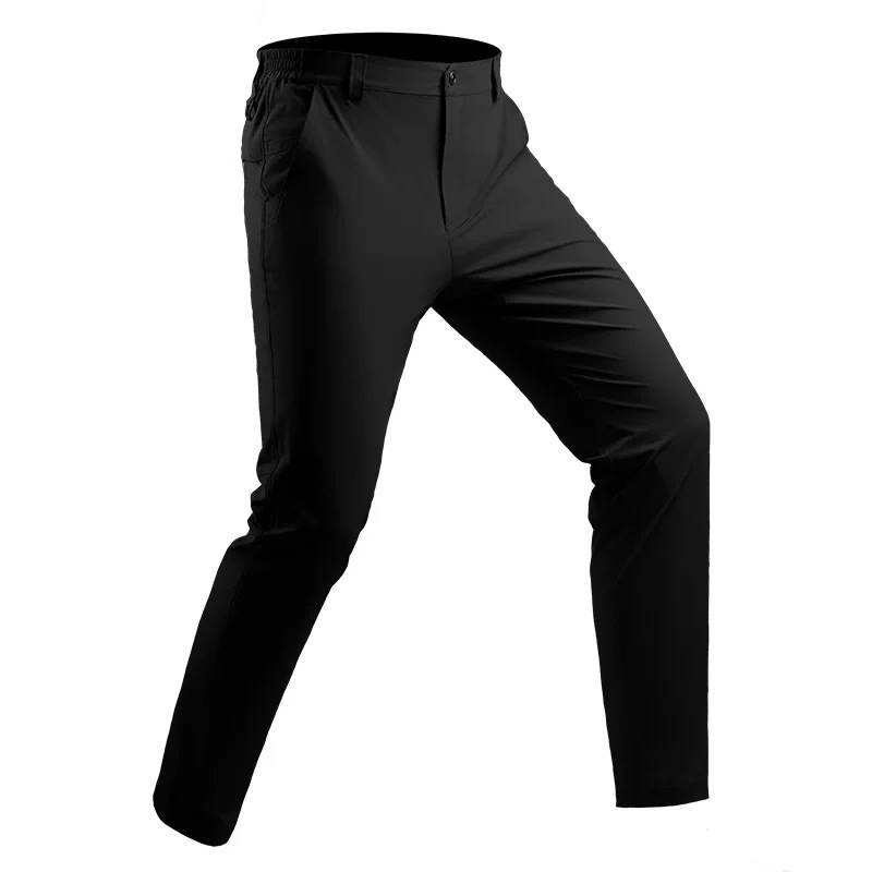 바람막이 바지 남성 실외 방수 소프트케이스 바지 기모 보온 통 캐주얼 통근 바지 맞춤 제작판 라지 사이즈