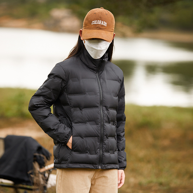 야상 패딩 90 융 남녀 통사이즈 패딩 발열 축온 통근 온도 잠금