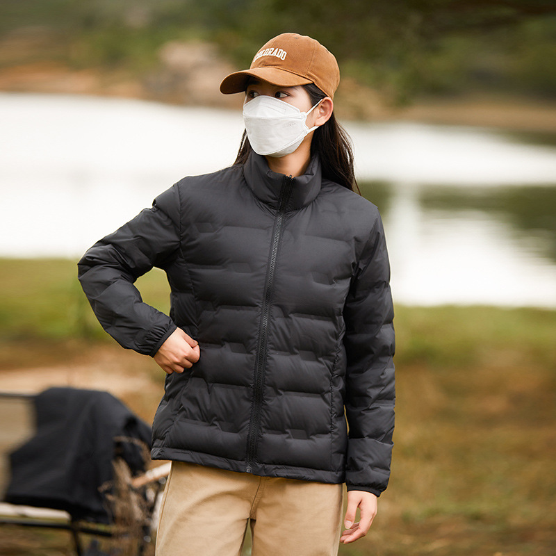 야상 패딩 90 융 남녀 통사이즈 패딩 발열 축온 통근 온도 잠금