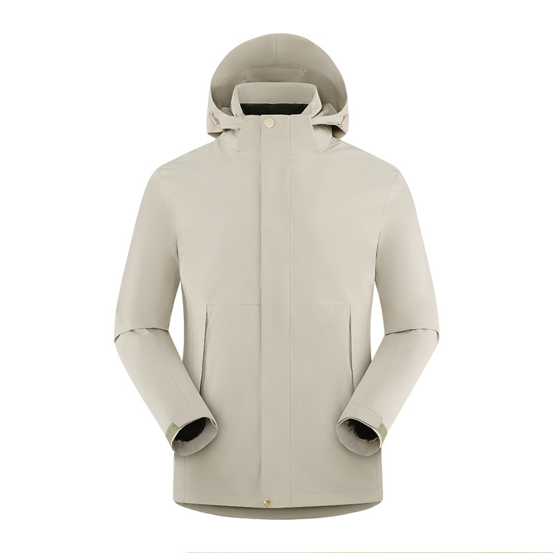 새 국가표준 고급 오리털 바람막이 재킷 3 피스 1 남녀 실외 작업복 방풍 방수 외투