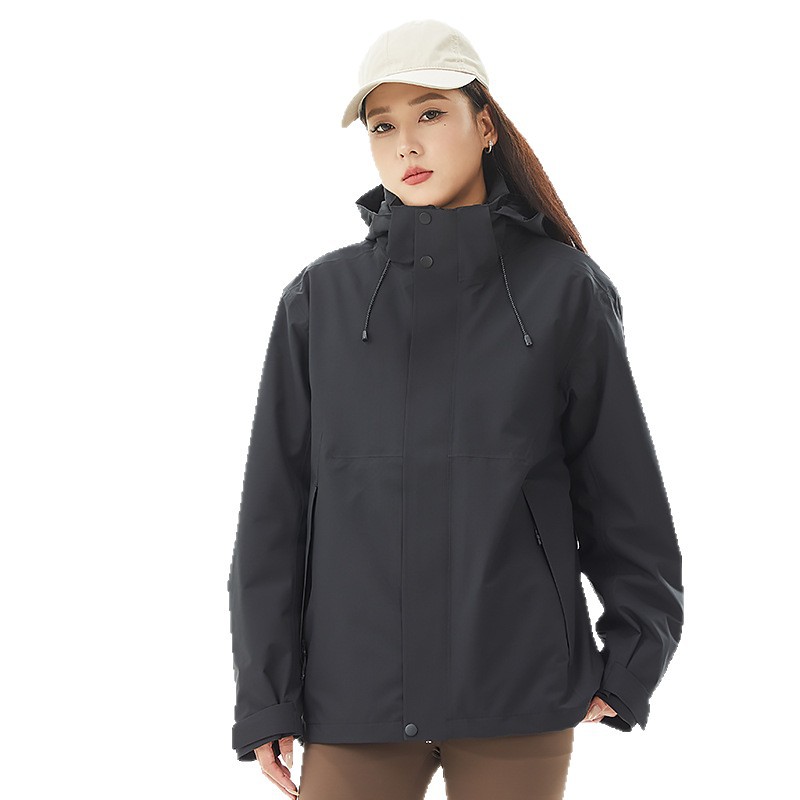 켈러석 국가로고 원 원 바람막이 재킷 여성용 삼합일 바람막이 재킷 남성용 노 불소 방수 방풍 특종 플러스 사이즈 아우터