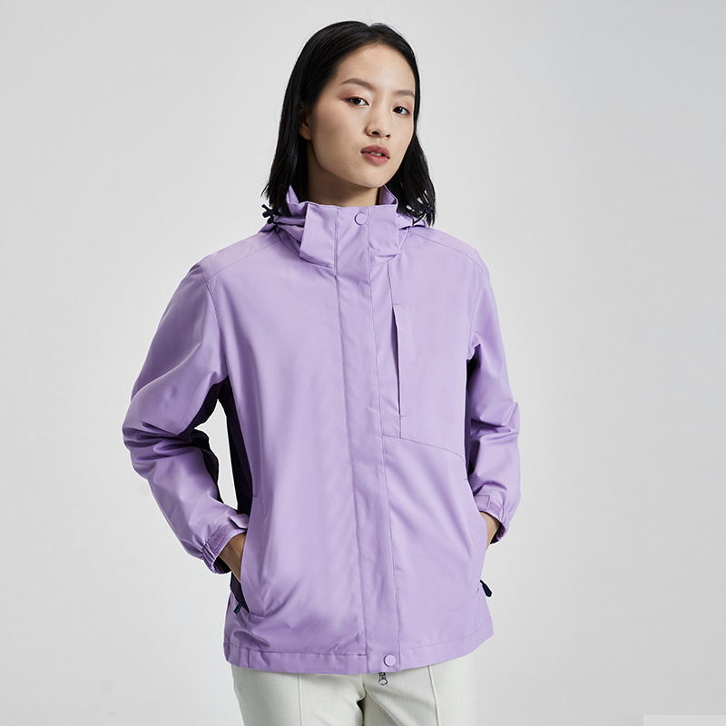 클래식한 아웃도어 3 종 1 종 바람막이 재킷은 남성은 방수 및 보온, 탈부착 등산복, 여성은 작업복 맞춤 로고