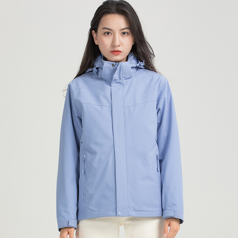 남성용 방수 방오 보온 아우터 투피스 여성용 실버 폭스 털로 만든 트렌치코트 주문 제작 로고