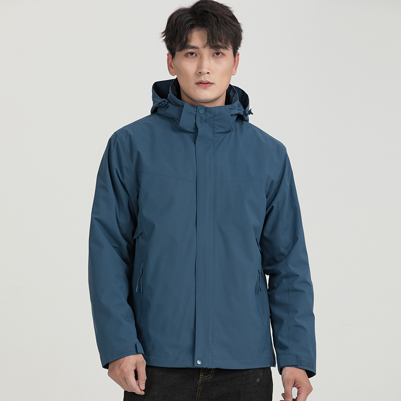 남성용 방수 방오 보온 아우터 투피스 여성용 실버 폭스 털로 만든 트렌치코트 주문 제작 로고