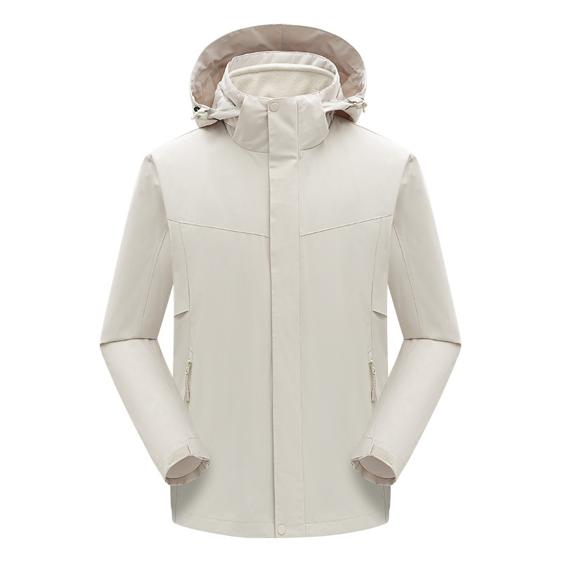 남성용 방수 방오 보온 아우터 투피스 여성용 실버 폭스 털로 만든 트렌치코트 주문 제작 로고