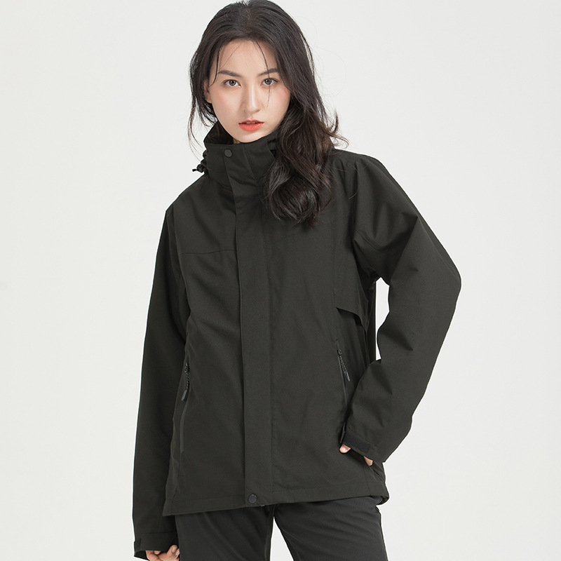 남성용 방수 방오 보온 아우터 투피스 여성용 실버 폭스 털로 만든 트렌치코트 주문 제작 로고