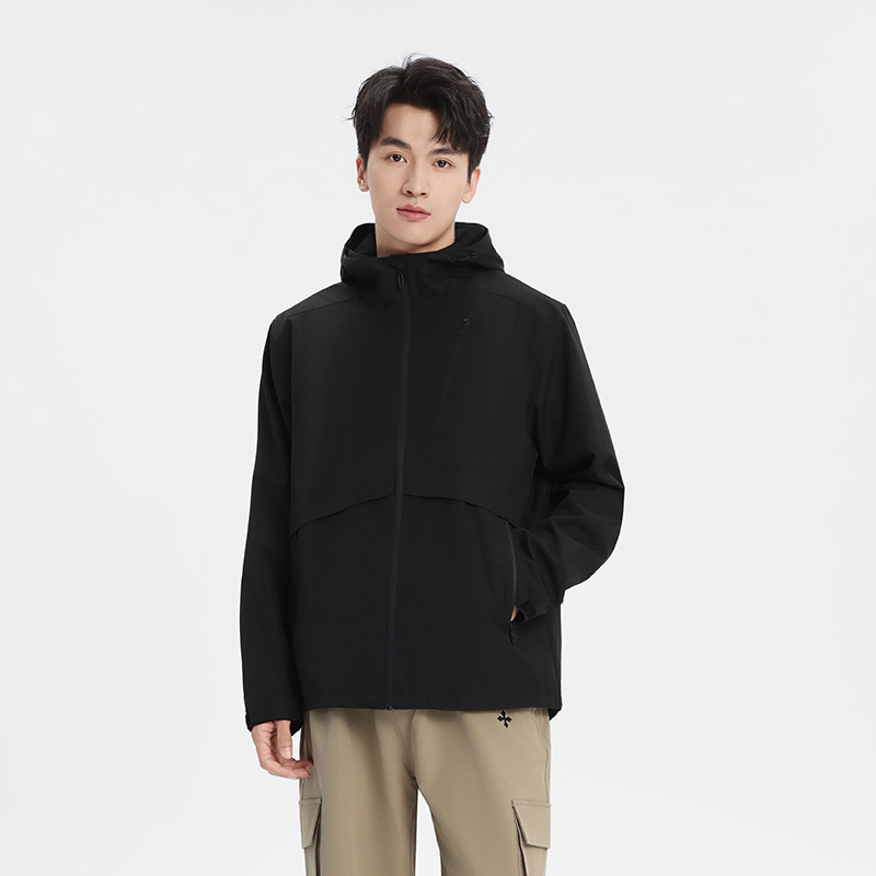 고품질 싱글 바람막이 재킷 남성용 봄 방풍 방수 여성용 후드 통근 캐주얼 트렌치코트 방수 방수 브랜드