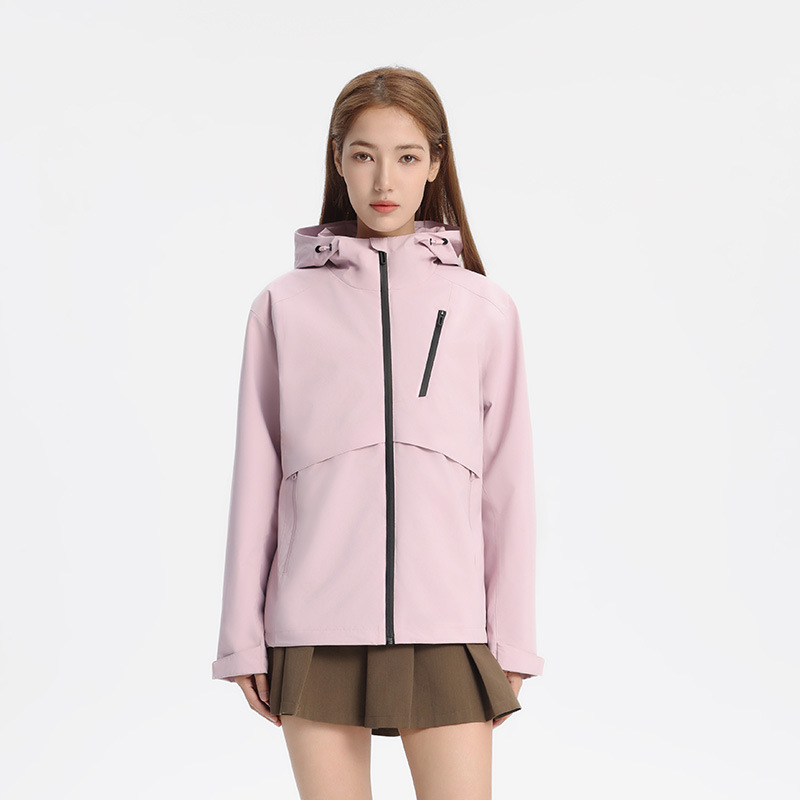 고품질 싱글 바람막이 재킷 남성용 봄 방풍 방수 여성용 후드 통근 캐주얼 트렌치코트 방수 방수 브랜드