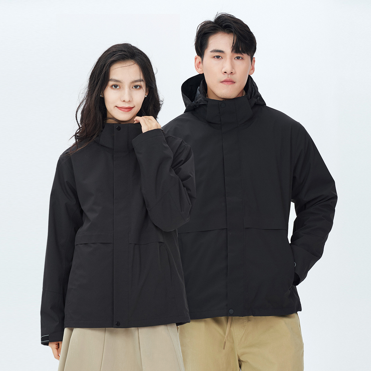 gb32614 3 통합 1 돌격복 남자 폭우급 방수 탈부착 실외복 통기성 다용도 외투 맞춤 제작