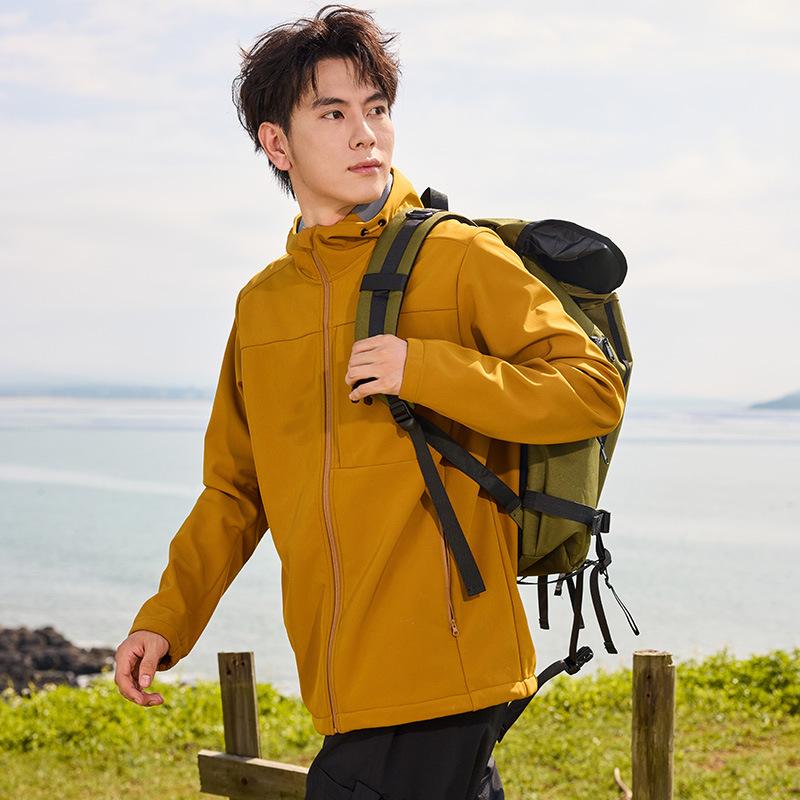 가을 소프트케이스 여성 기모 방풍 방수 야상 등산 보온 아우터 소프트케이스 바람막이 남성용