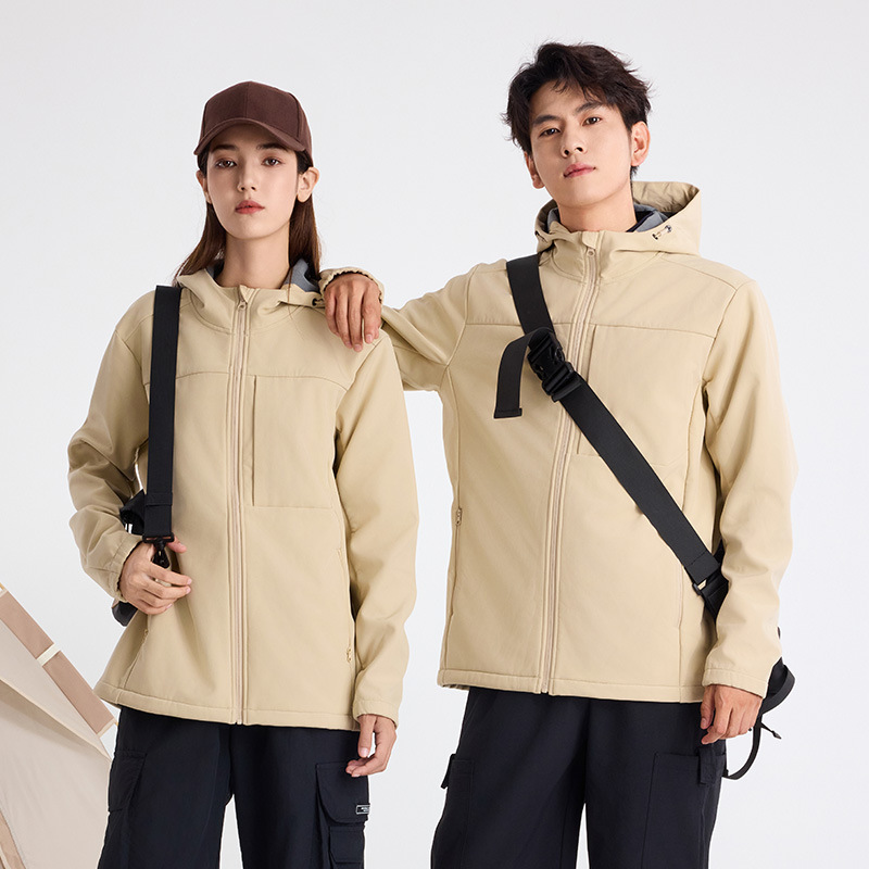 가을 소프트케이스 여성 기모 방풍 방수 야상 등산 보온 아우터 소프트케이스 바람막이 남성용