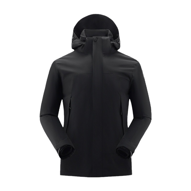 새로운 디자인 콜라보레이팅 다운 바람막이 옷 3 피스 1 방수 살수 방지 남성 기업 작업복 방수 외투 여성 맞춤 로고