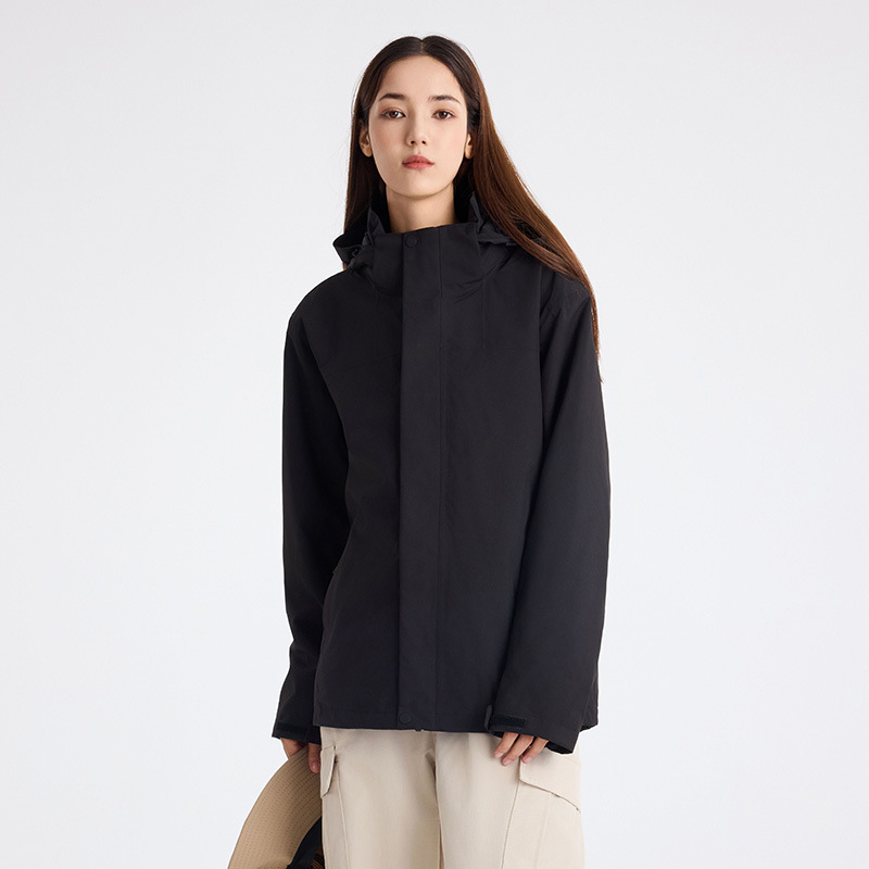 국가표준 돌격복 남자는 3 합일 은여우털로 된 속관 방풍방수외투 등산복 여자는 글자를 새길수 있다