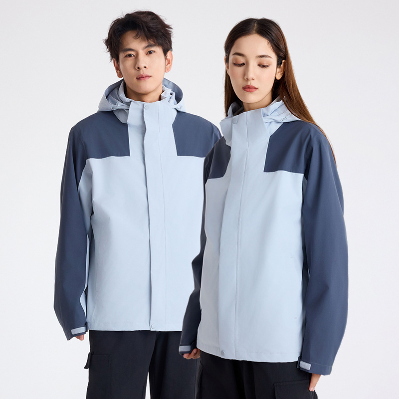 국가표준 돌격복 남자는 3 합일 은여우털로 된 속관 방풍방수외투 등산복 여자는 글자를 새길수 있다