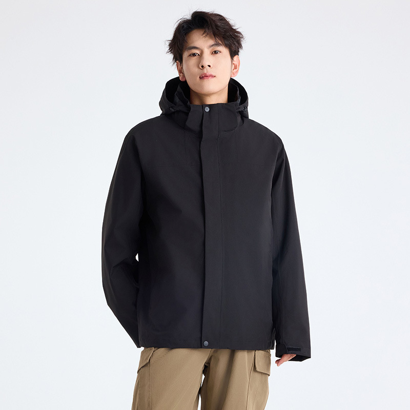 국가표준 돌격복 남자는 3 합일 은여우털로 된 속관 방풍방수외투 등산복 여자는 글자를 새길수 있다