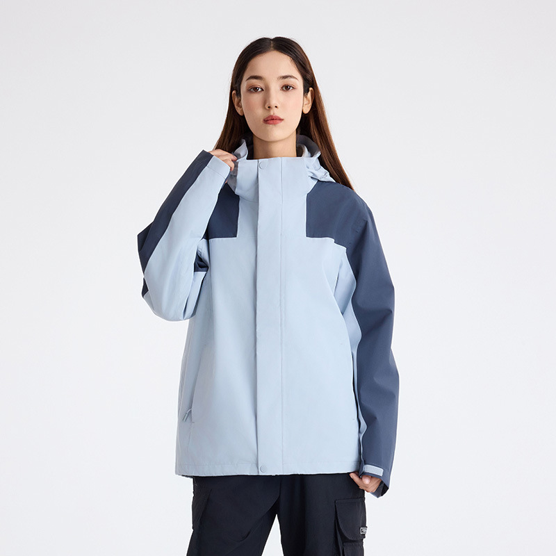 국가표준 돌격복 남자는 3 합일 은여우털로 된 속관 방풍방수외투 등산복 여자는 글자를 새길수 있다