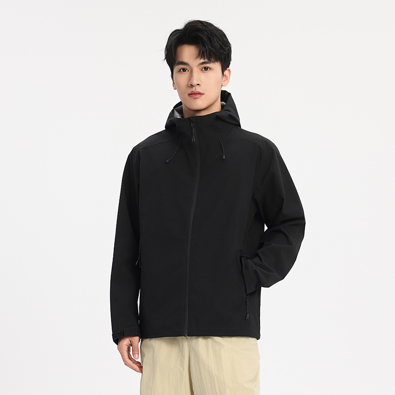 아웃도어 경량 바람막이 남성은 등산 코트 방풍방수 통근용 트렌치코트여성은 로고 프린팅