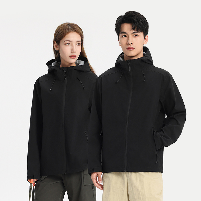 아웃도어 경량 바람막이 남성은 등산 코트 방풍방수 통근용 트렌치코트여성은 로고 프린팅