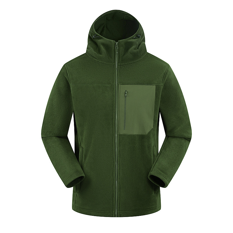 플로어 점퍼 긴팔 카디건 집업 남성 가을 겨울 신상 후드 보온 뽀글 탑