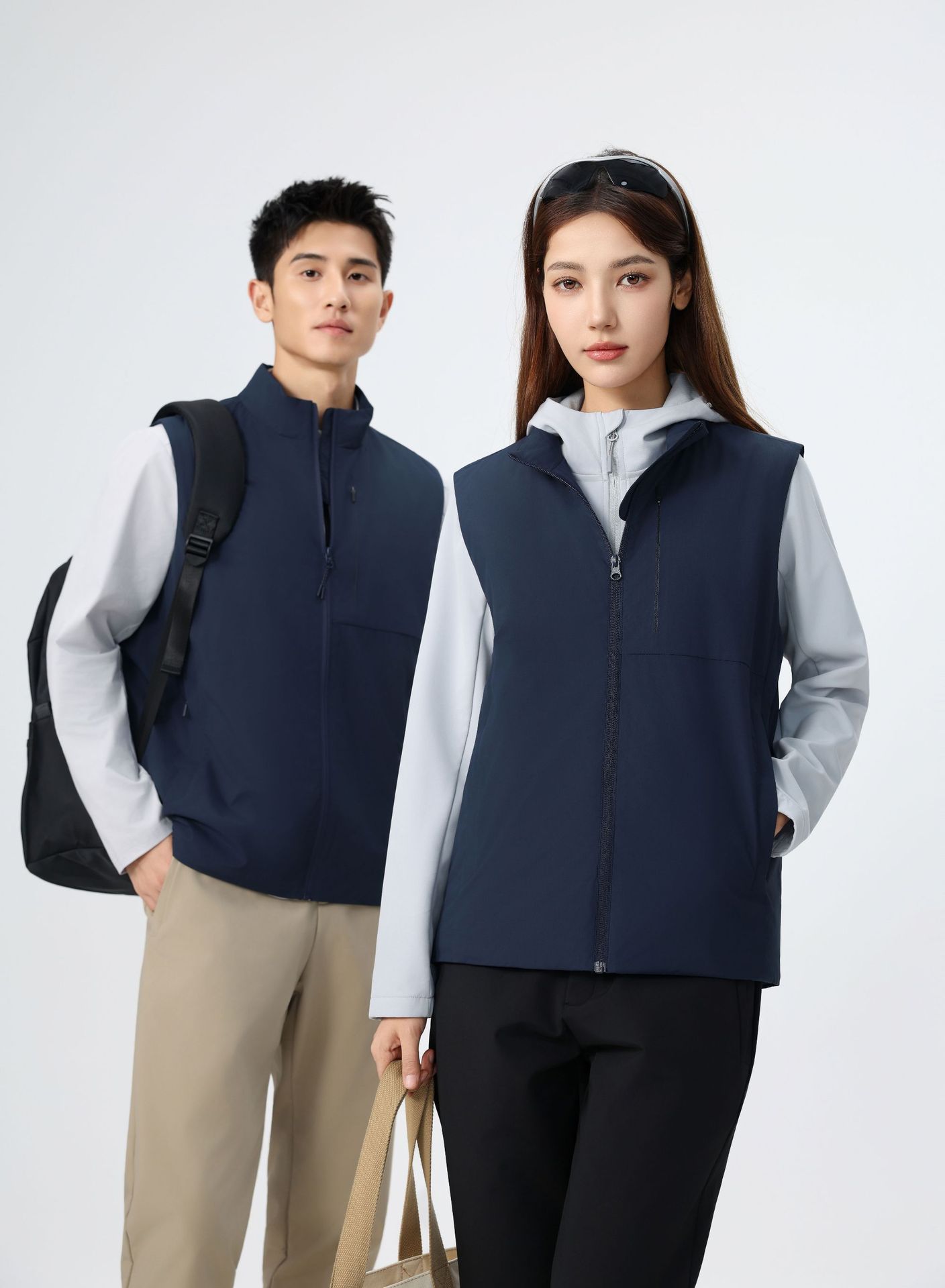 3m 베스트 야상 차이나 칼라 비즈니스 일체형 테크놀로지 면옷 신상 방풍 이너