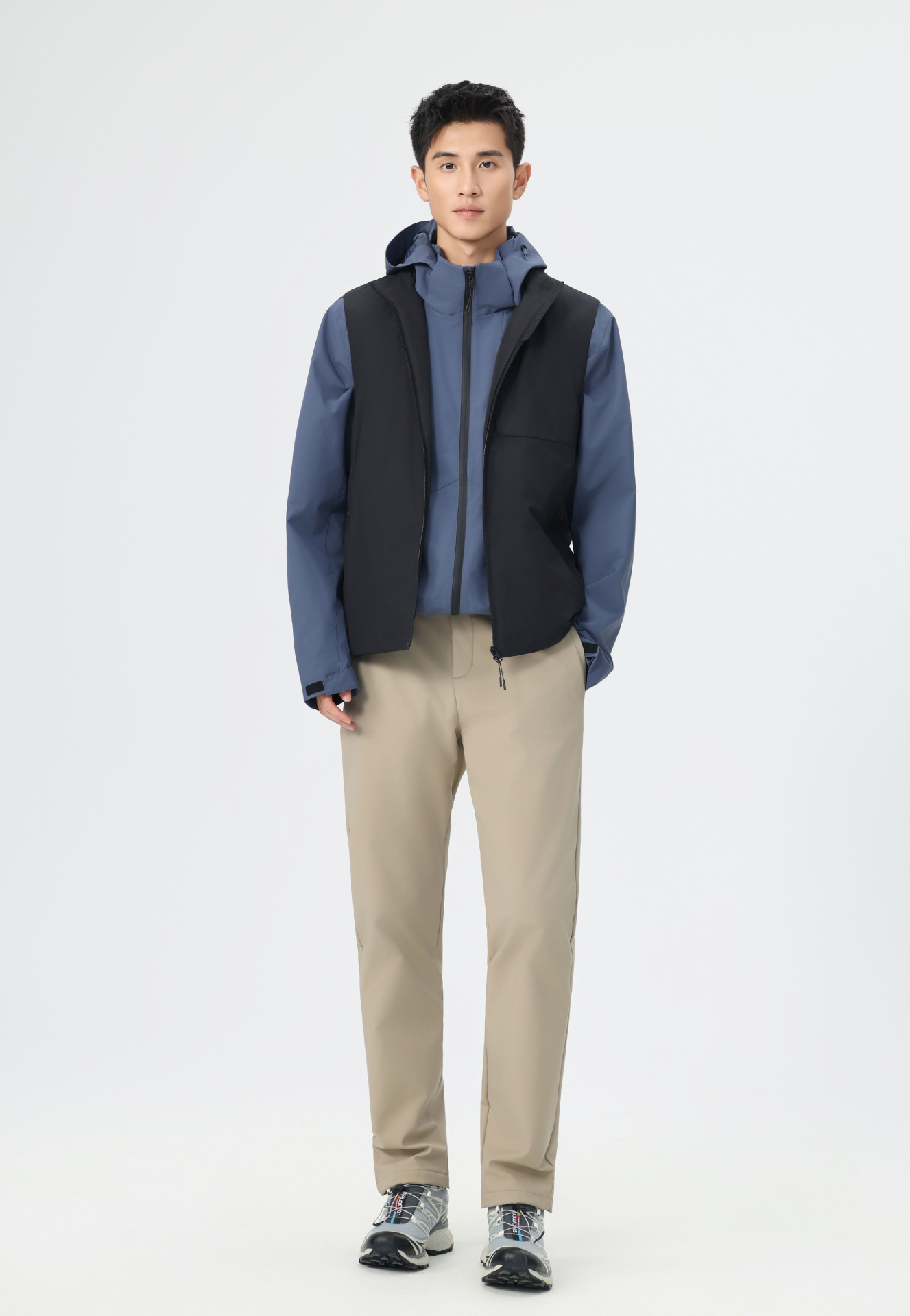 3m 베스트 야상 차이나 칼라 비즈니스 일체형 테크놀로지 면옷 신상 방풍 이너