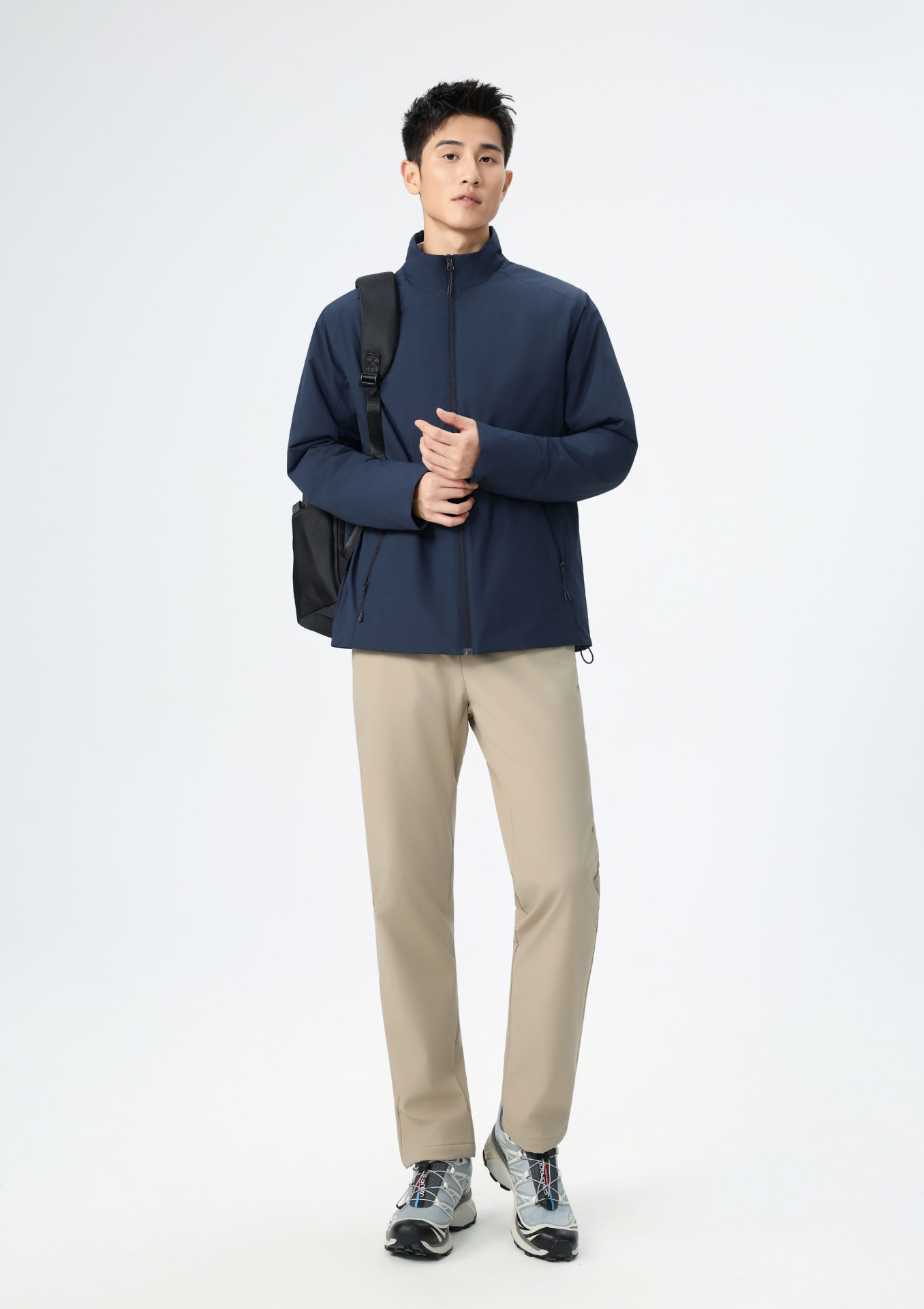 여성 비즈니스맨 솜옷 세탁기 가능한 칼라 벨벳 작업복 외투 방수 방습 남성